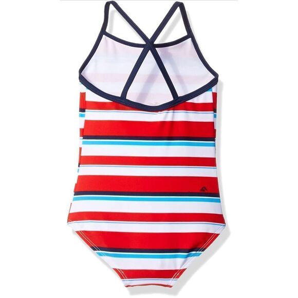 Kanu Surf Girls' Layla Beach Sport‎ Banded 1 Piece Swimsuit - Picture 2 of 2